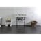 Kingston Brass 30 Carrara Marble Console Sink with Brass Legs, Marble WhiteOil Rubbed Bronze LMS3030MBSQ5 - alternate 4